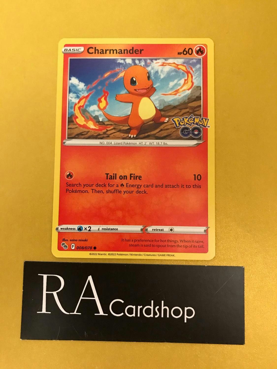 Charmander Common 008/078 Pokémon GO Pokémon