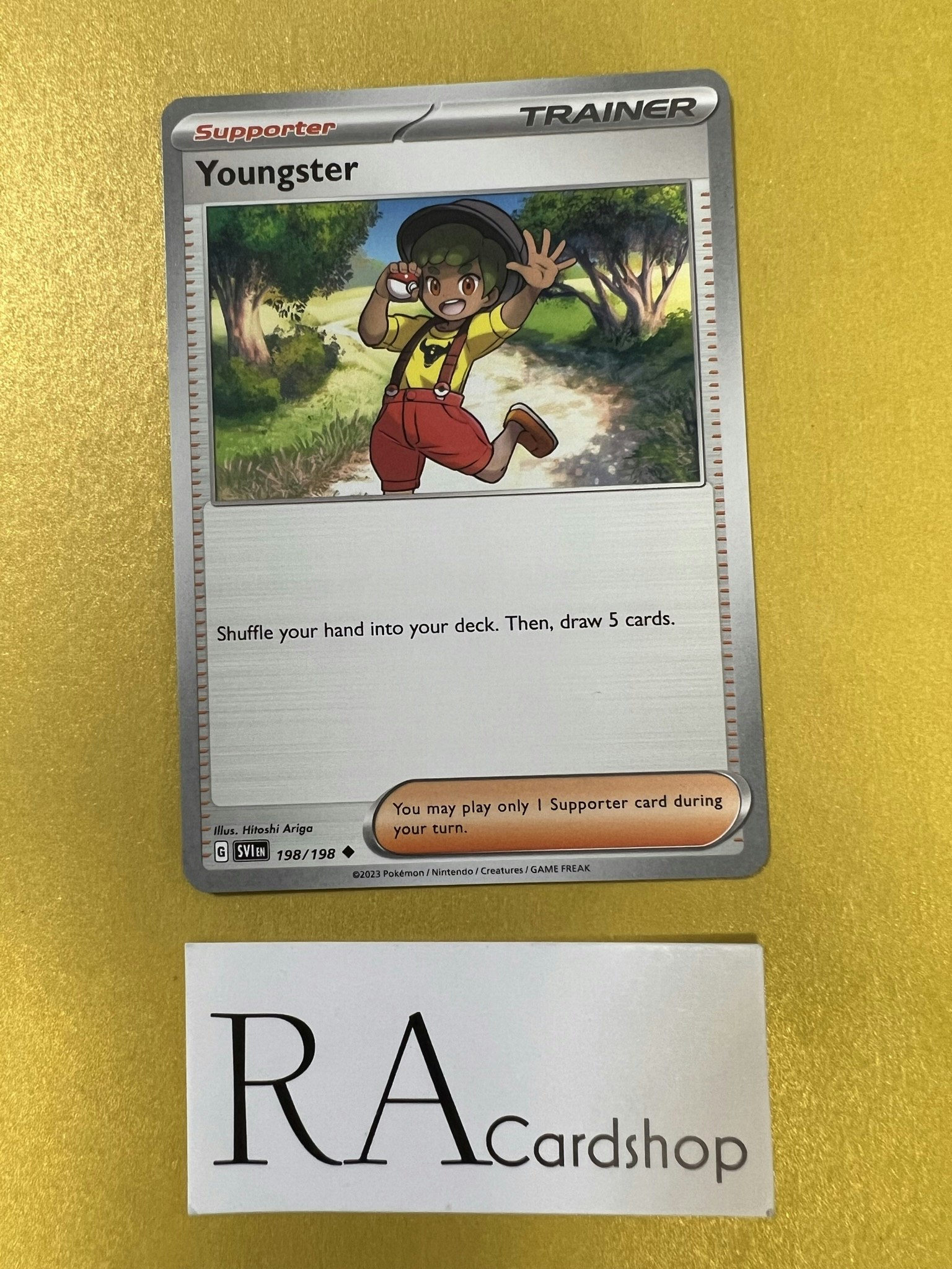 Youngster Uncommon 198/198 Scarlet & Violet Pokemon