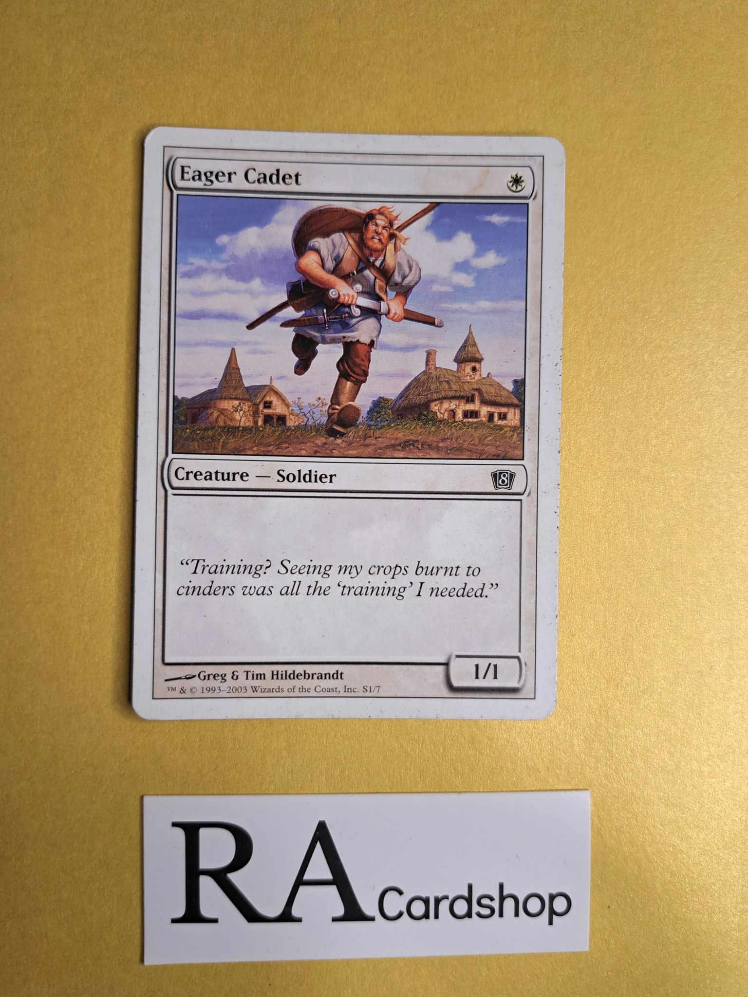 Eager Cadet Common S1/7 Eight Edition Magic the Gathering