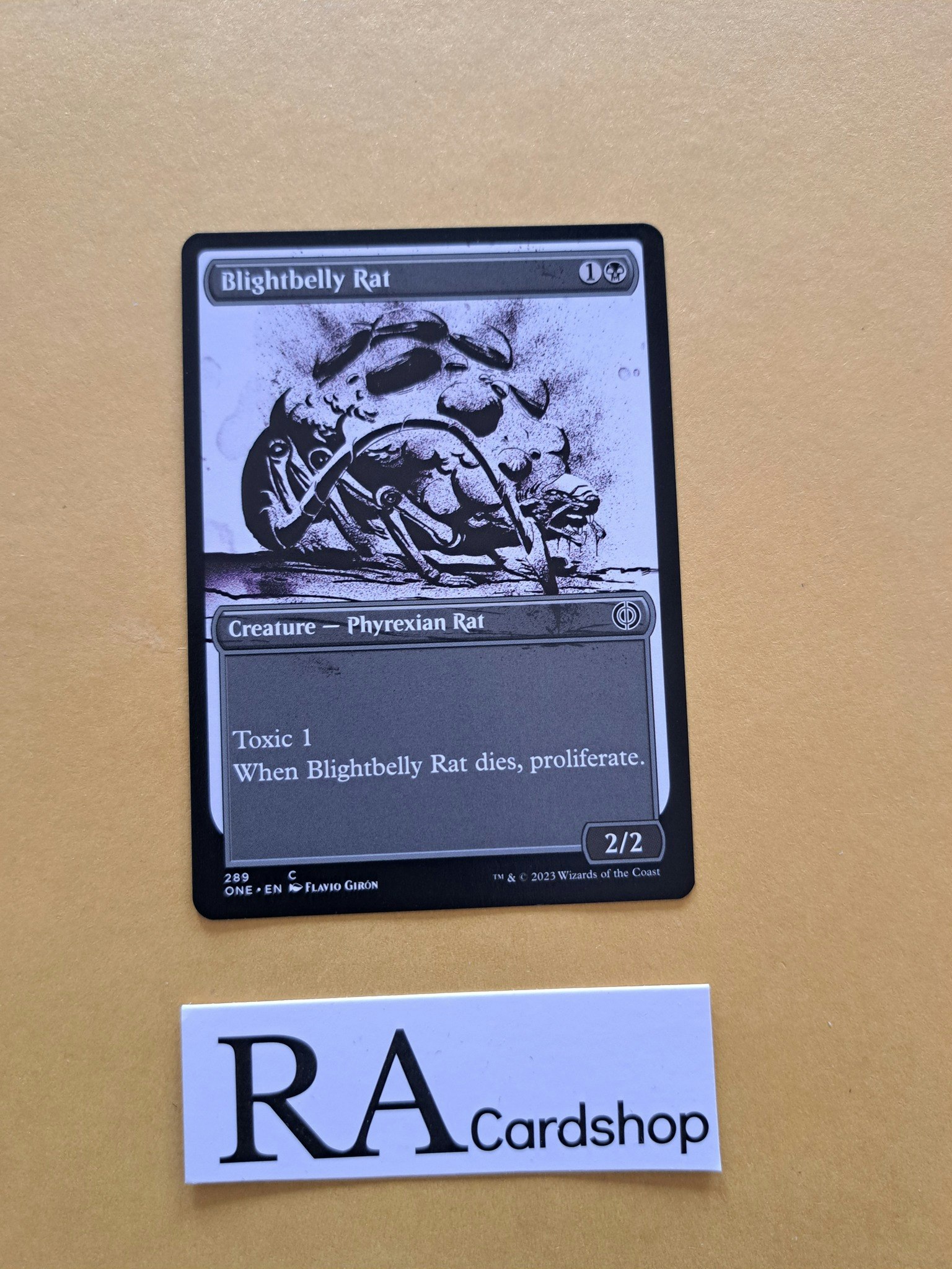 Blightbelly Rat Common #289 Phyrexia All Will Be One Extras Magic the Gathering