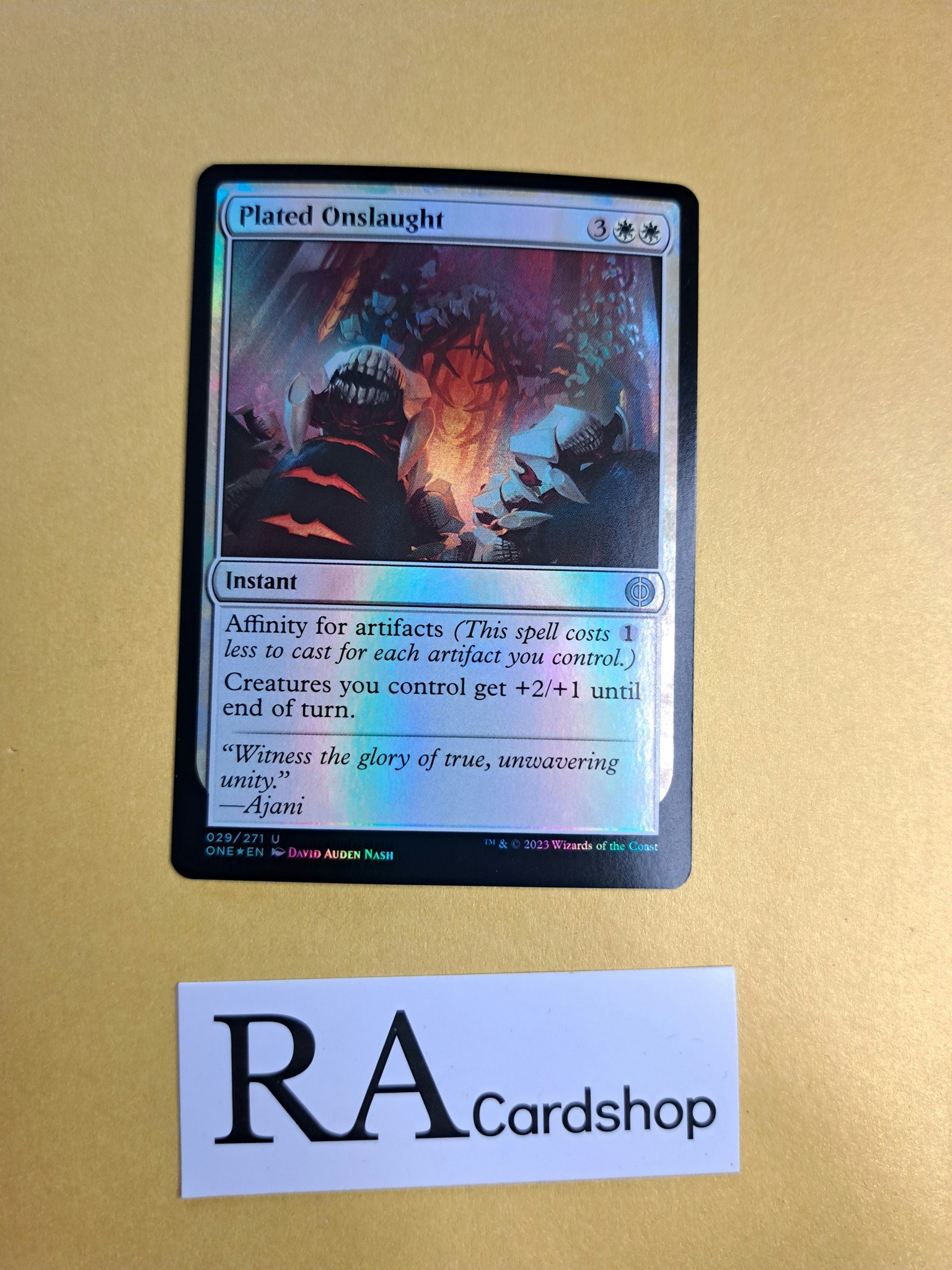 Plated Onslaught Foil Uncommon 029/271 Phyrexia All Will Be One Magic the Gathering