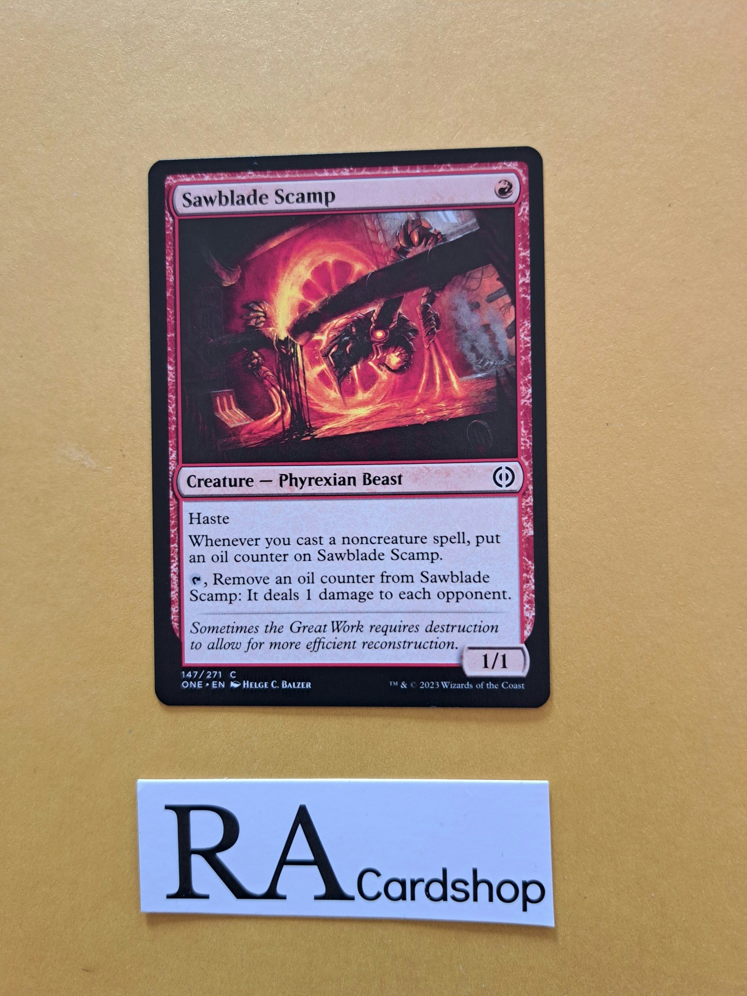 Sawblade Scamp Common 147/271 Phyrexia All Will Be One Magic the Gathering