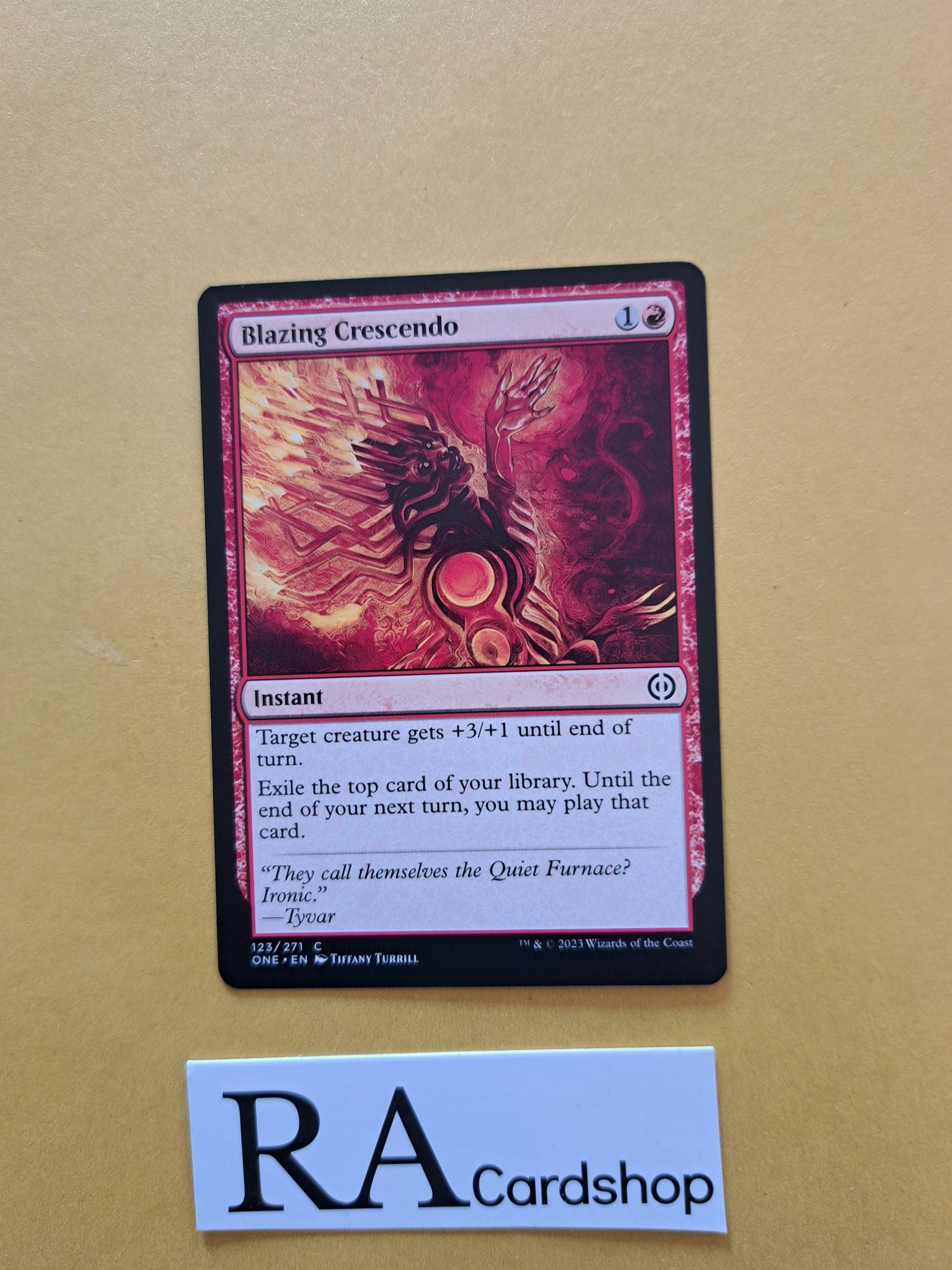 Blazing Crecendo Common 123/271 Phyrexia All Will Be One Magic the Gathering