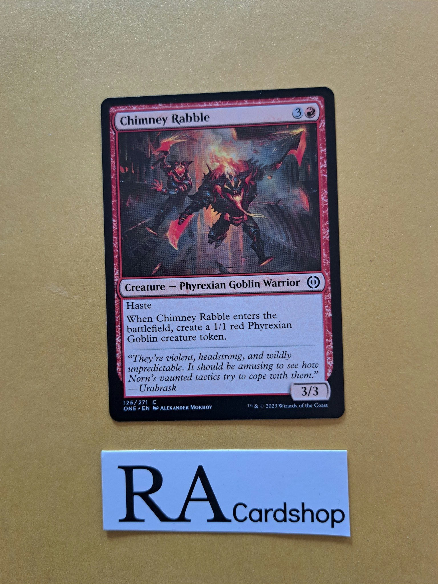 Chimney Rabble Common 126/271 Phyrexia All Will Be One Magic the Gathering