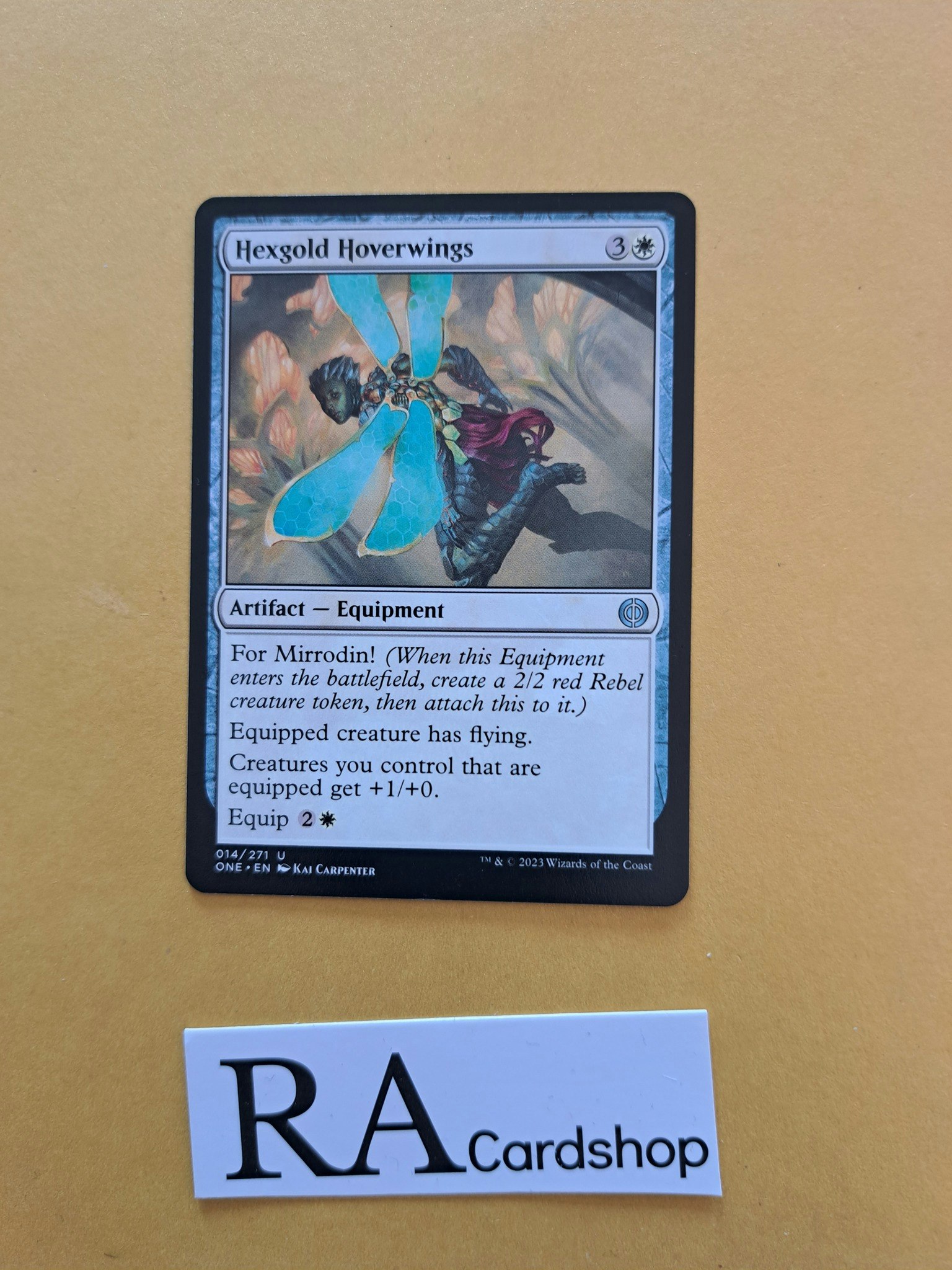 Hexgold Hoverwings Uncommon 014/271 Phyrexia All Will Be One Magic the Gathering