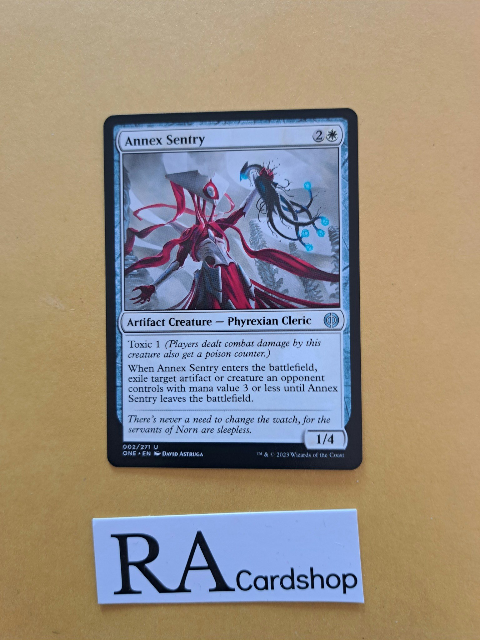 Annex Sentry Uncommon 002/271 Phyrexia All Will Be One Magic the Gathering