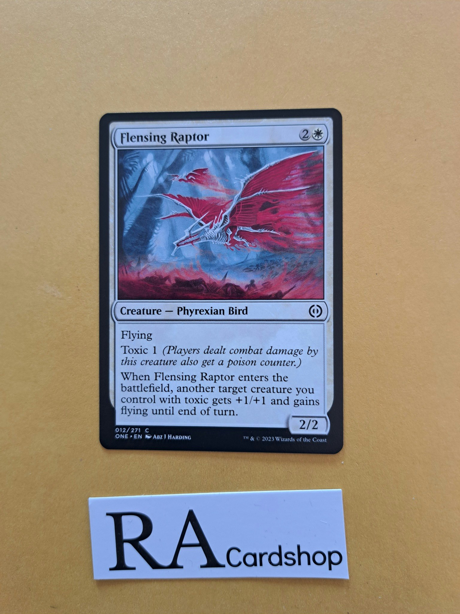 Flensing Raptor Common 012/271 Phyrexia All Will Be One Magic the Gathering