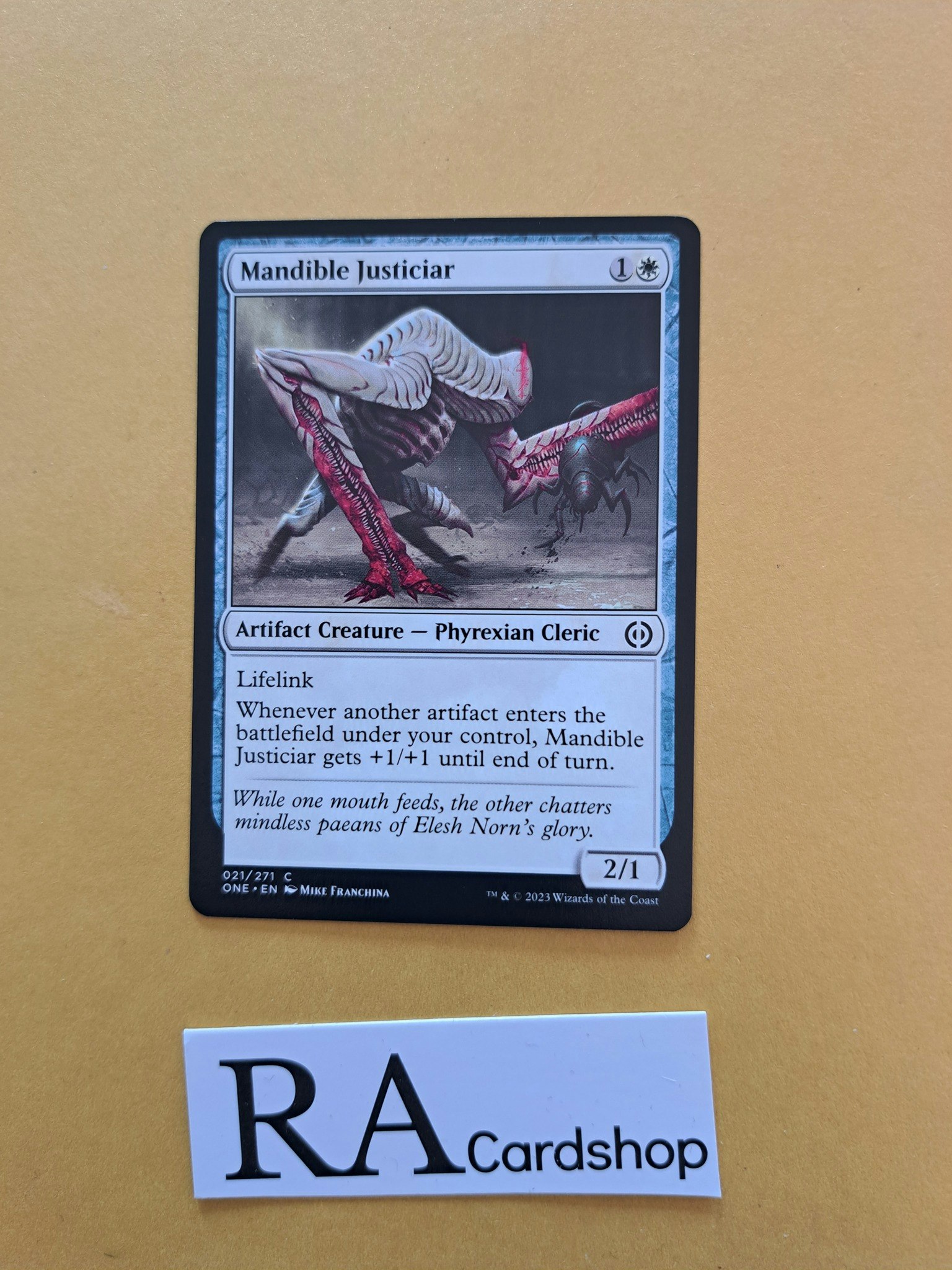Mandible Justiciar Common 021/271 Phyrexia All Will Be One Magic the Gathering