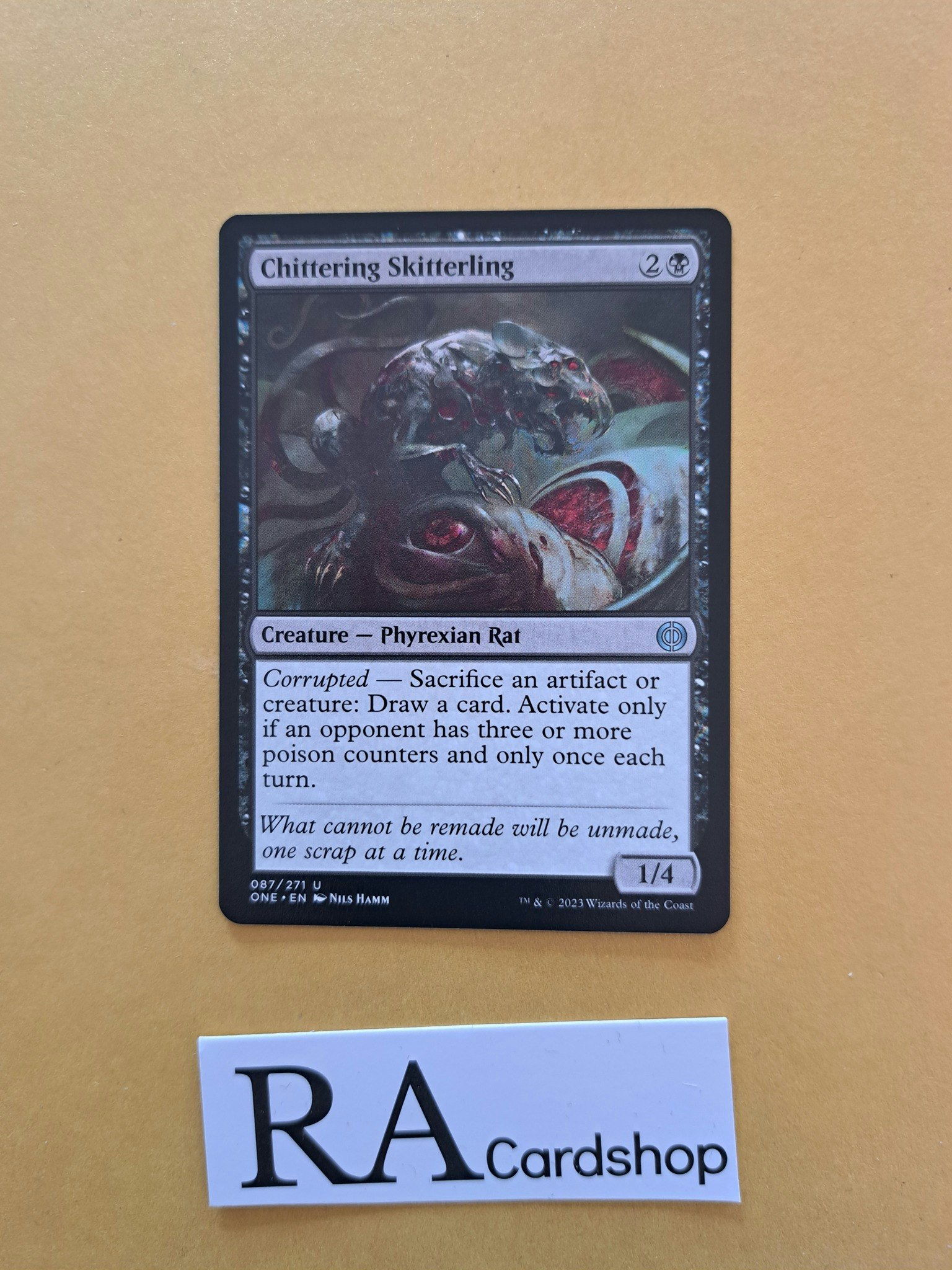 Chittering Skitterling Uncommon 087/271 Phyrexia All Will Be One Magic the Gathering