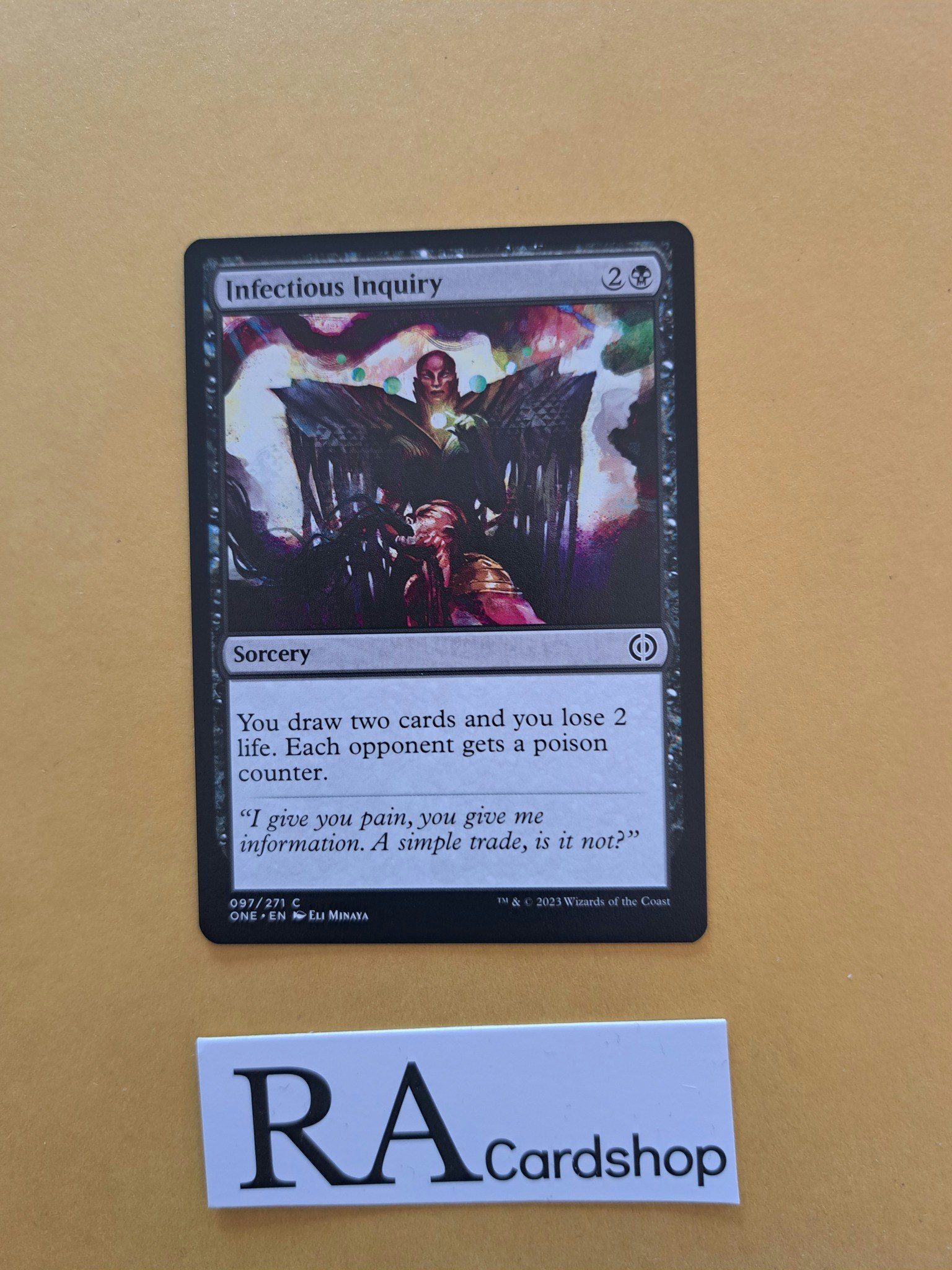 Infectious Inquiry Common 097/271 Phyrexia All Will Be One Magic the Gathering