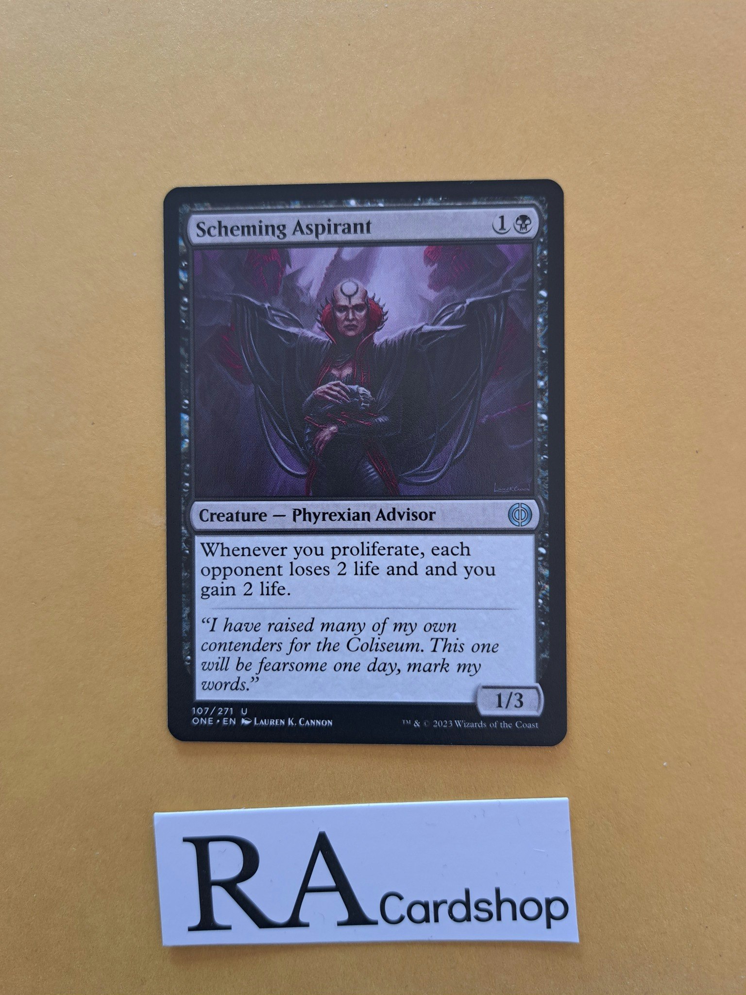 Scheming Aspirant Uncommon 107/271 Phyrexia All Will Be One Magic the Gathering
