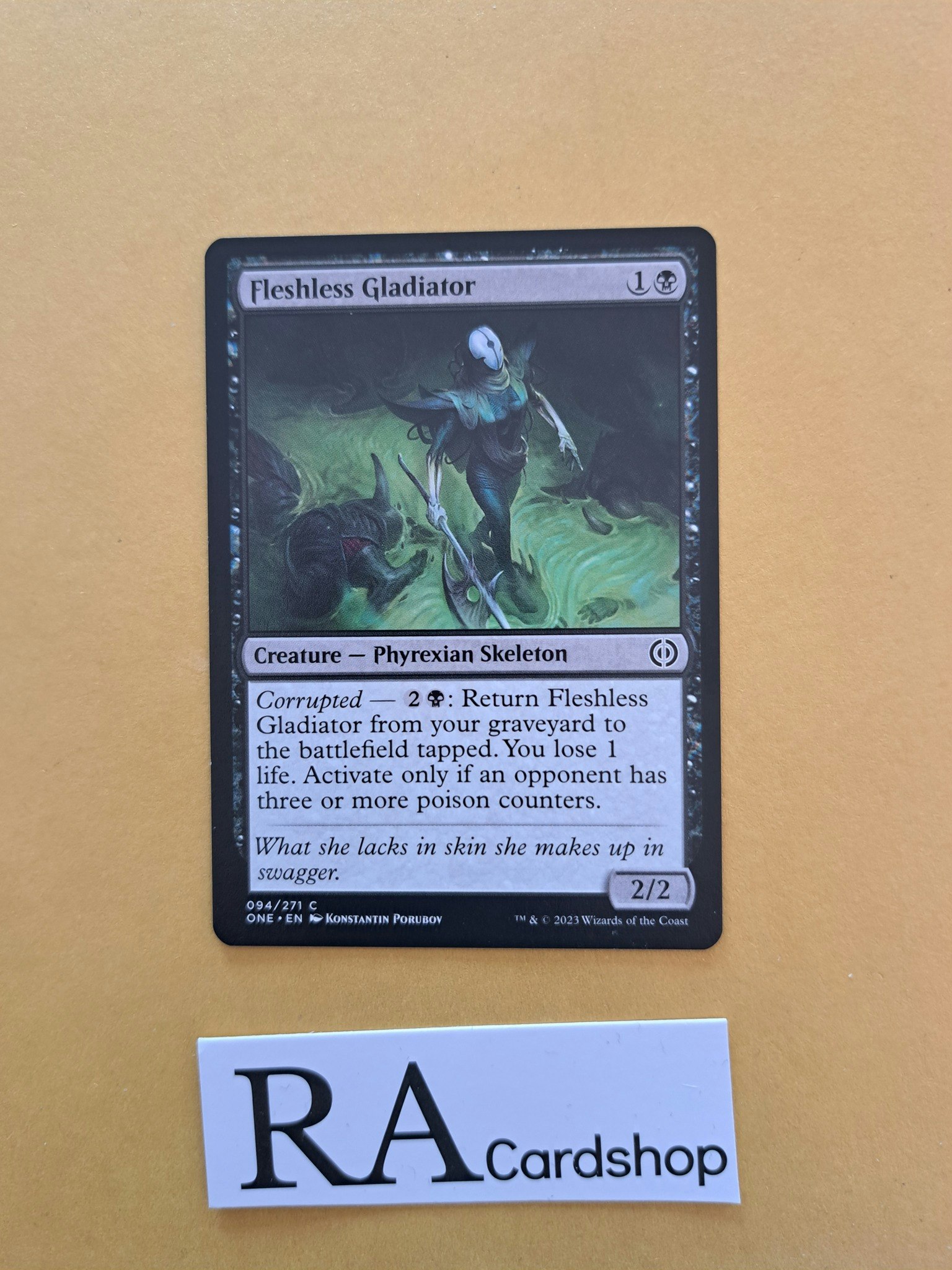 Fleshless Gladiator Common 094/271 Phyrexia All Will Be One Magic the Gathering