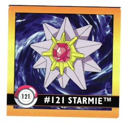 Starmie #121 Stickers 1999 Series 1 Pokemon