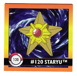 Staryu #120 Stickers 1999 Series 1 Pokemon