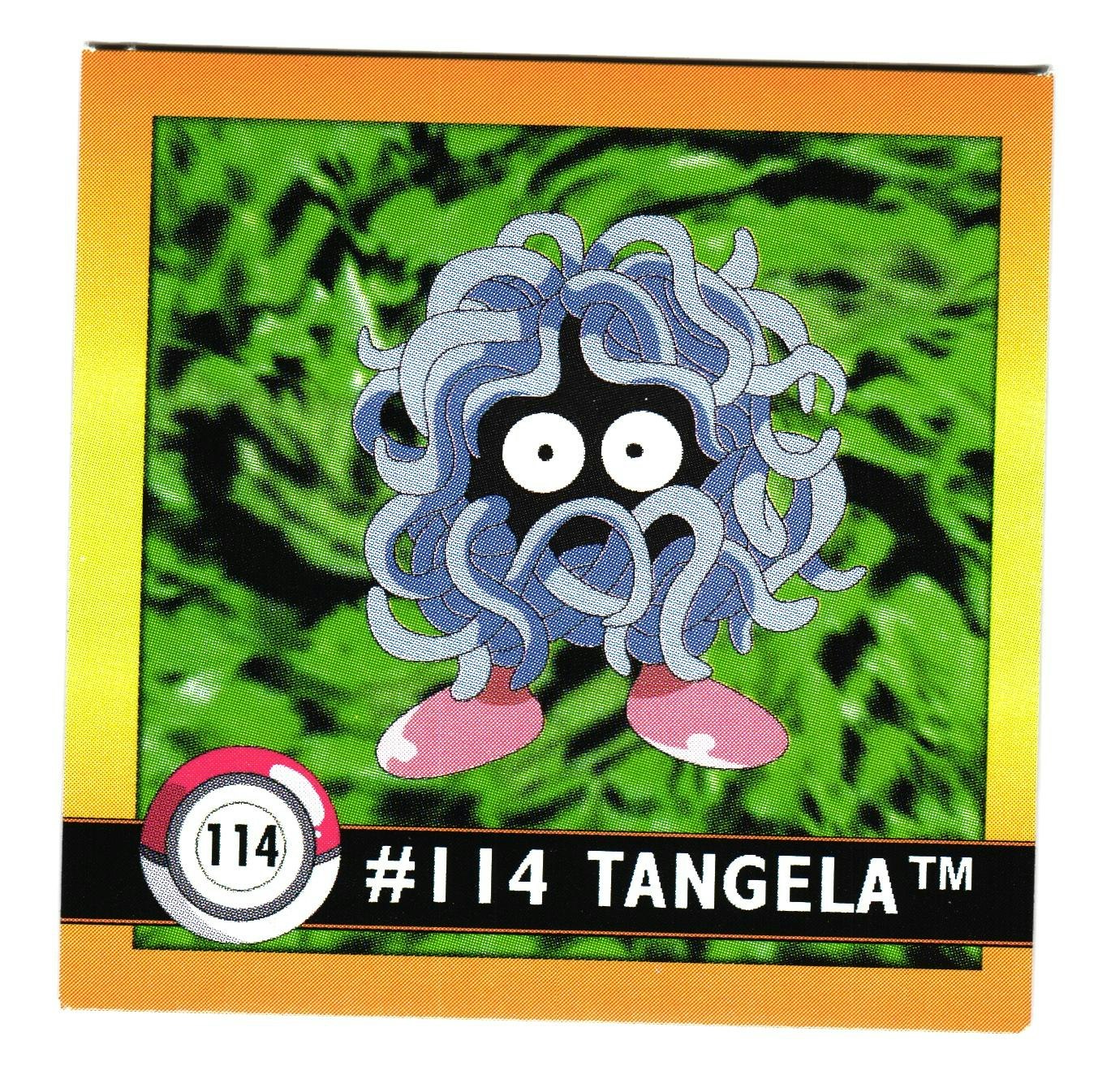 Tangela #114 Stickers 1999 Series 1 Pokemon