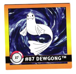 Dewgong #87 Stickers 1999 Series 1 Pokemon