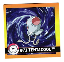 Tentacool #72 Stickers 1999 Series 1 Pokemon