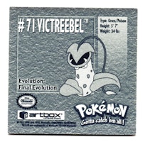 Victreebel #71 Stickers 1999 Series 1 Pokemon