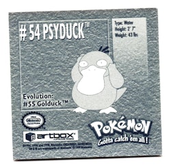 Psyduck #54 Stickers 1999 Series 1 Pokemon