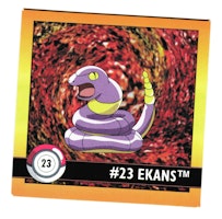 Ekans #23 Stickers 1999 Series 1 Pokemon