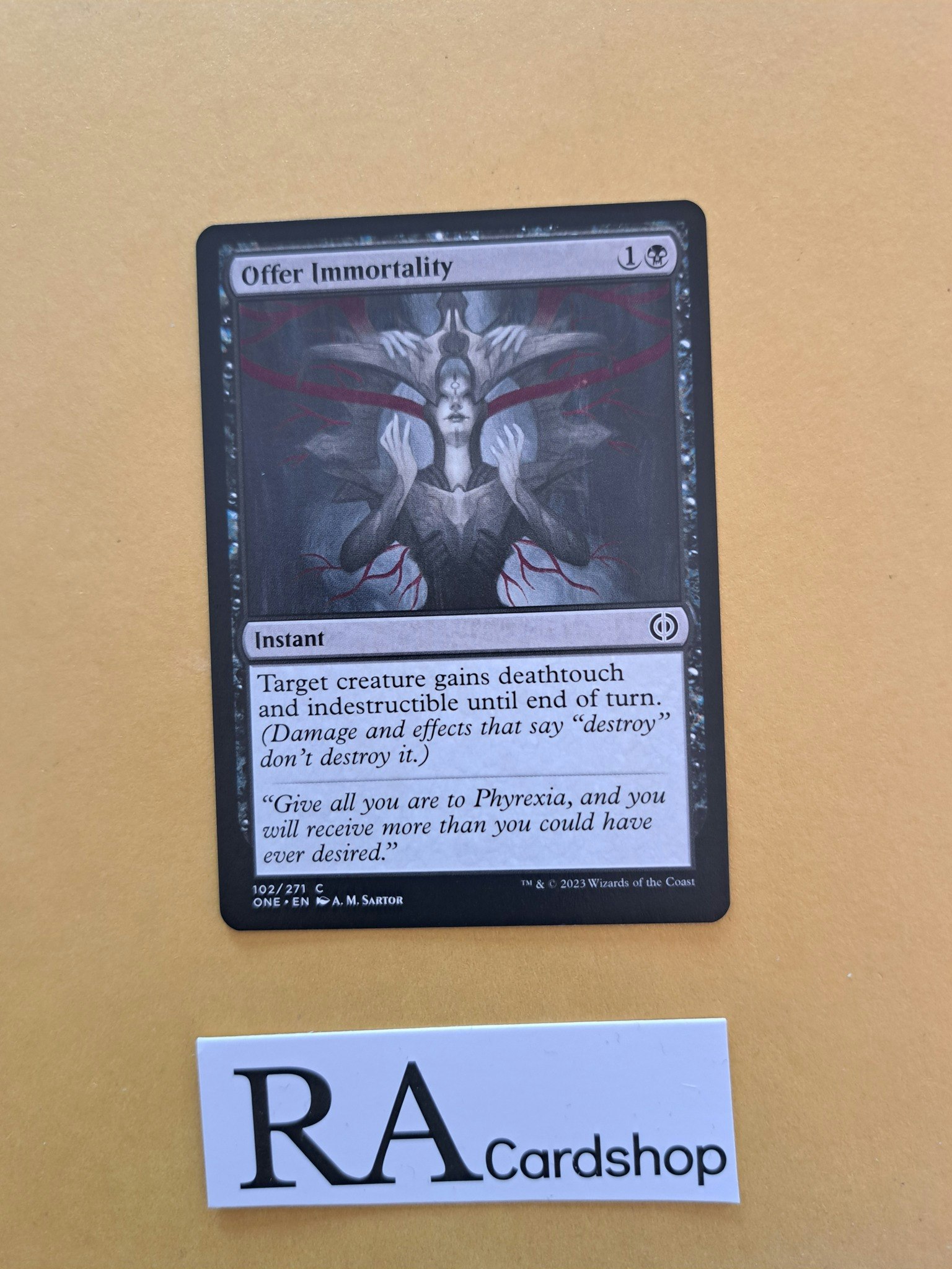 Offer Immortality Common 102/271 Phyrexia All Will Be One Magic the Gathering