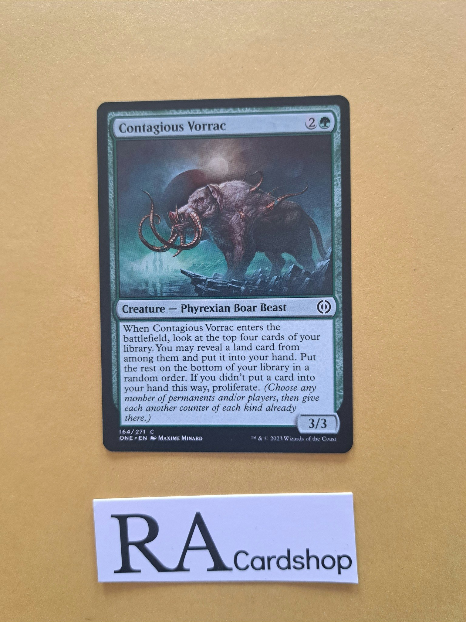 Contagious Vorrac Common 164/271 Phyrexia All Will Be One Magic the Gathering