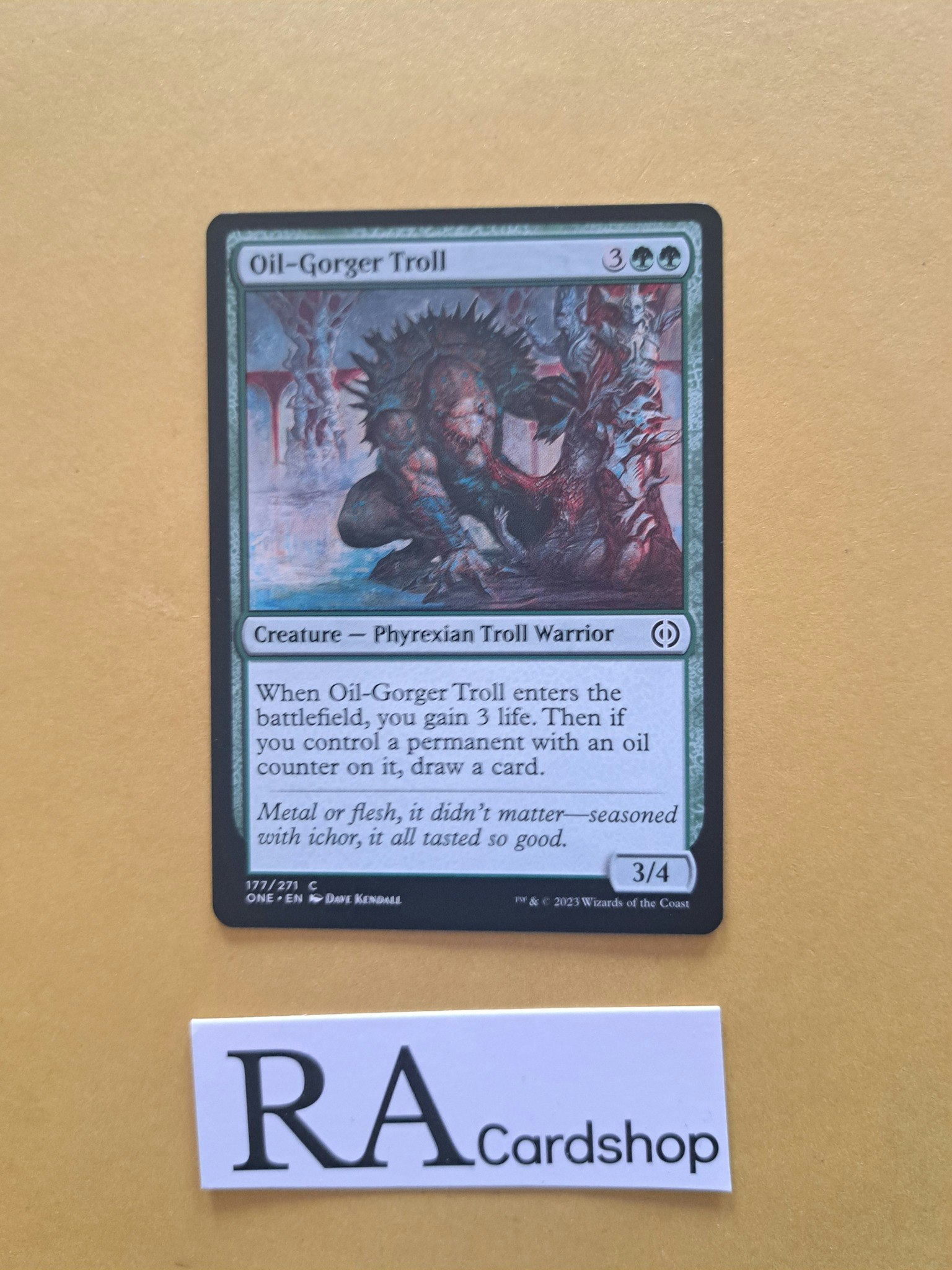 Oil-Gorger Troll Common 177/271 Phyrexia All Will Be One Magic the Gathering