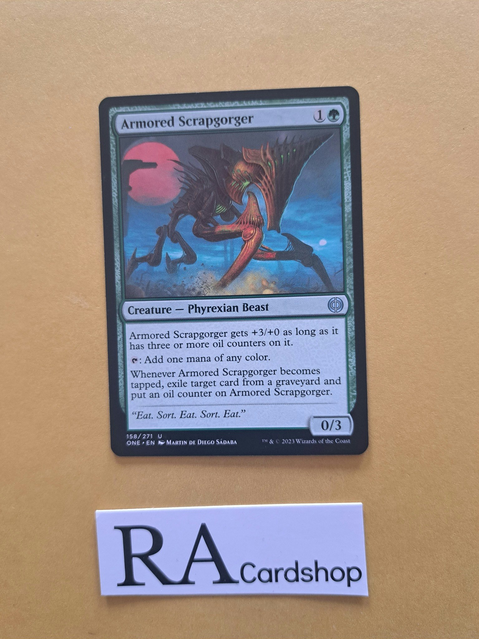 Armored Scrapgorger Uncommon 158/271 Phyrexia All Will Be One Magic the Gathering