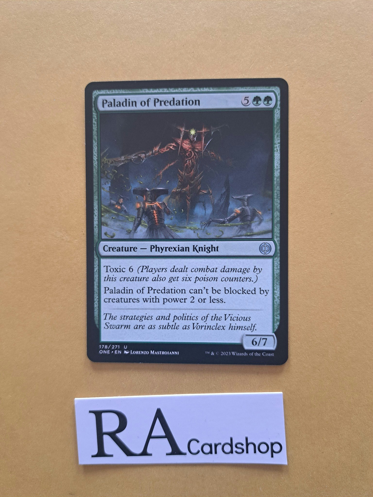 Paladin of Predation Uncommon 178/271 Phyrexia All Will Be One Magic the Gathering