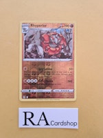 Rhyperior Reverse Holo Rare 091/196 Lost Origin Pokémon