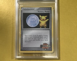 Victory Medal Silver Battle Road Autumn 07-08 Pokemon Graded Card  7 Rauk Card