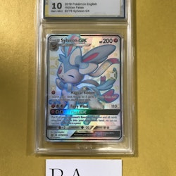 Sylveon GX SV76/SV94 Hidden Fates Pokemon Graded Card 10 Rauk Card