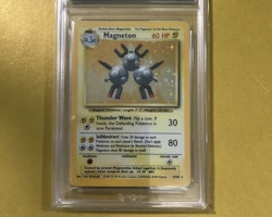 Magneton Holo Rare 9/106 Base Set Unlimited Pokemon Graded Card 4 Rauk Card