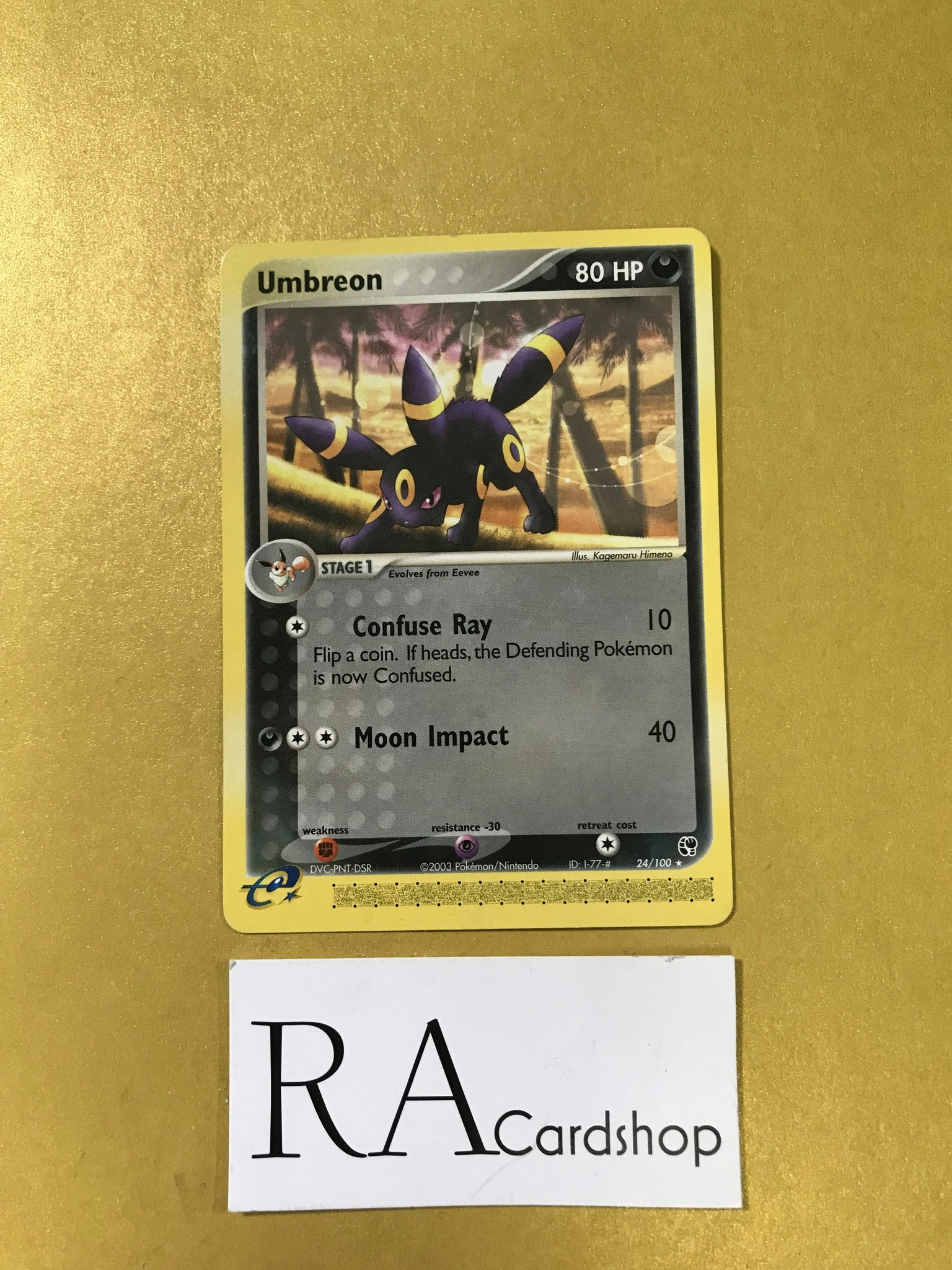 Umbreon Rare 24/100 Sandstorm Pokemon
