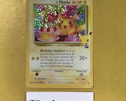 Pikachu Holo Rare 24 Pikachus Birthday Celebrations Pokemon
