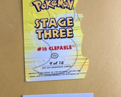 Topps #36 Clefable Die - Cut Embossed Cards 9 of 18 Pokemon