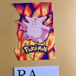 Topps #36 Clefable Die - Cut Embossed Cards 9 of 18 Pokemon
