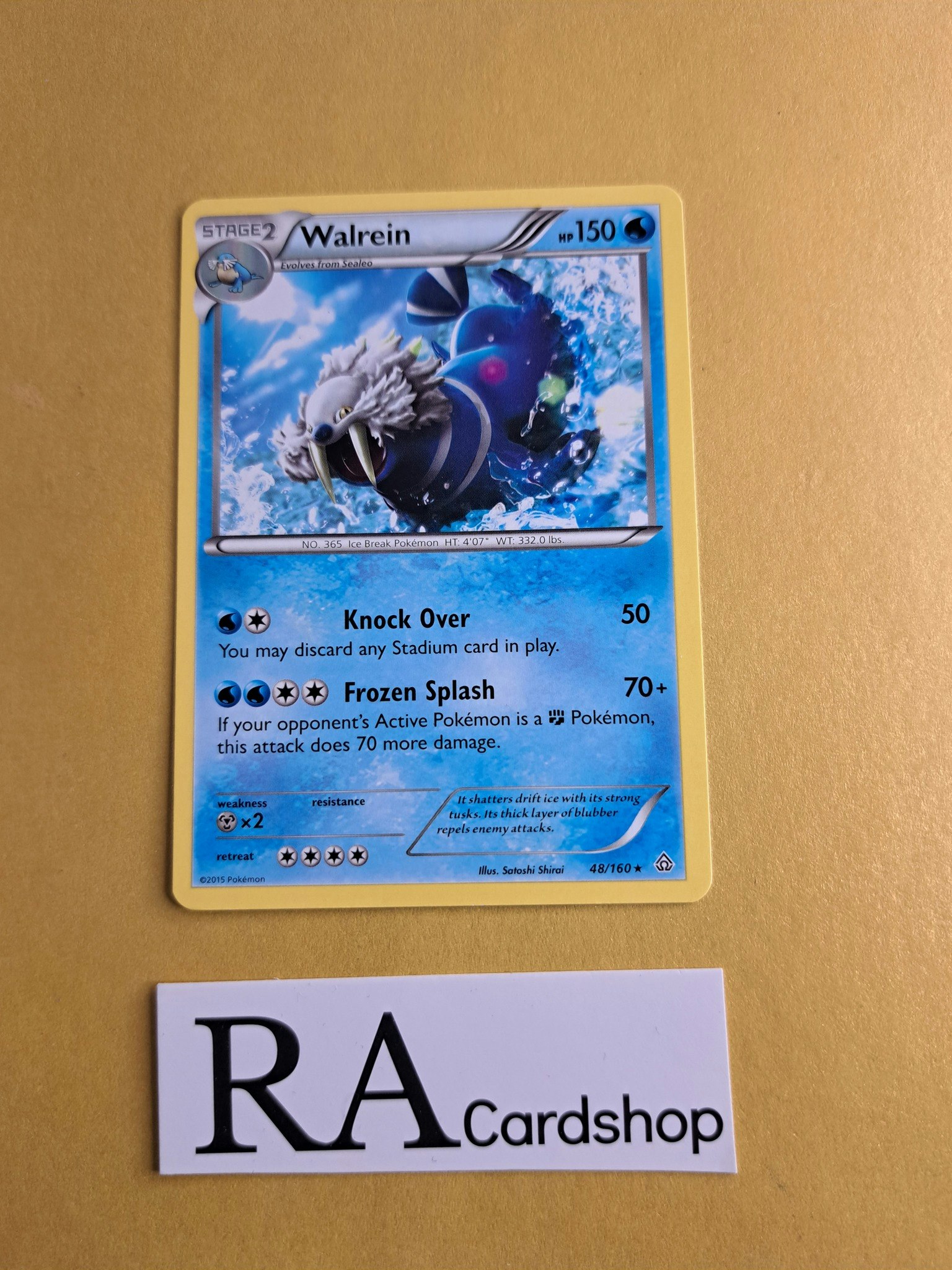 Walrein Rare 48/160 Primal Clash Pokemon