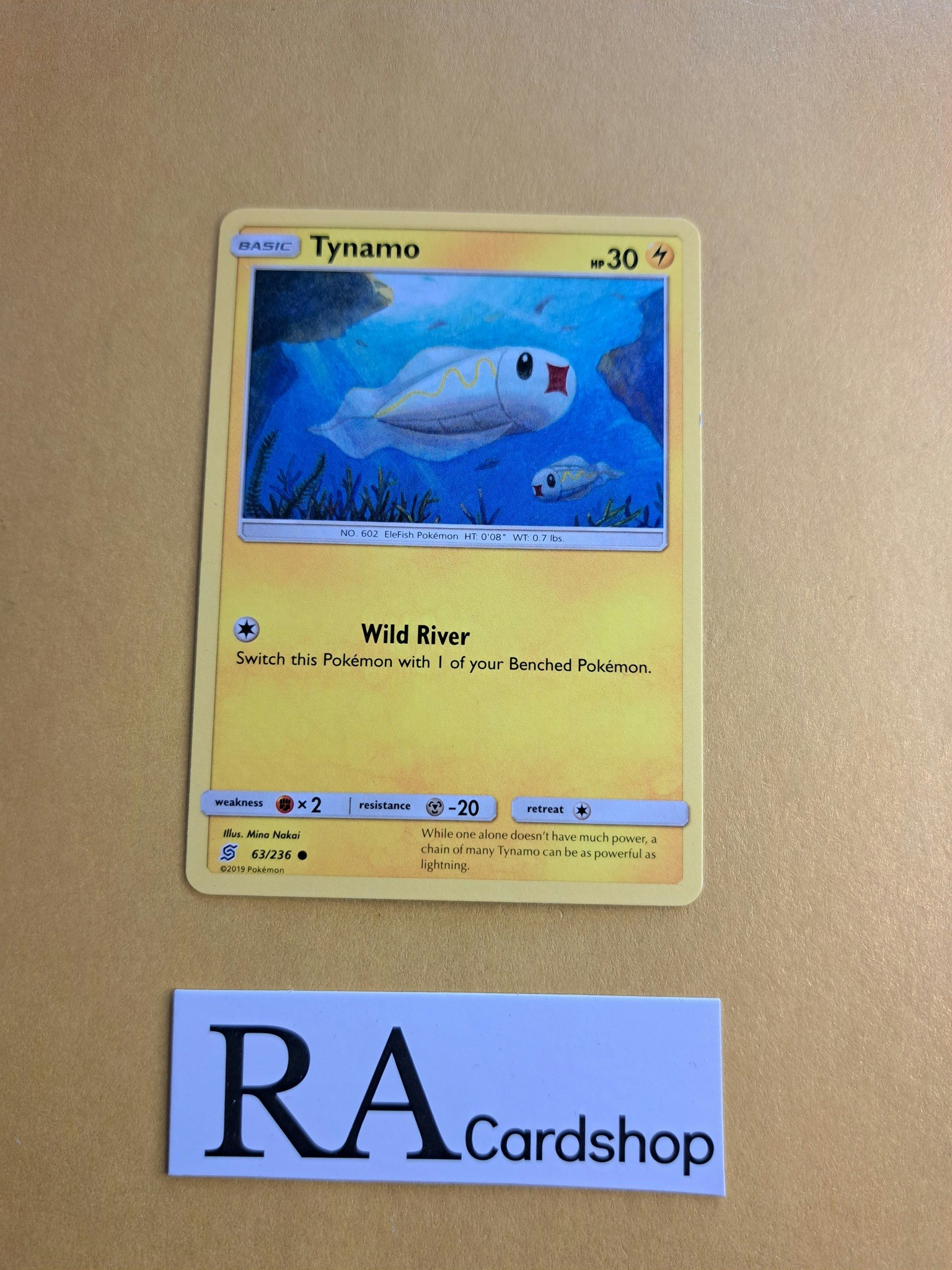 Tynamo Common 63/236 Unified Minds Pokemon