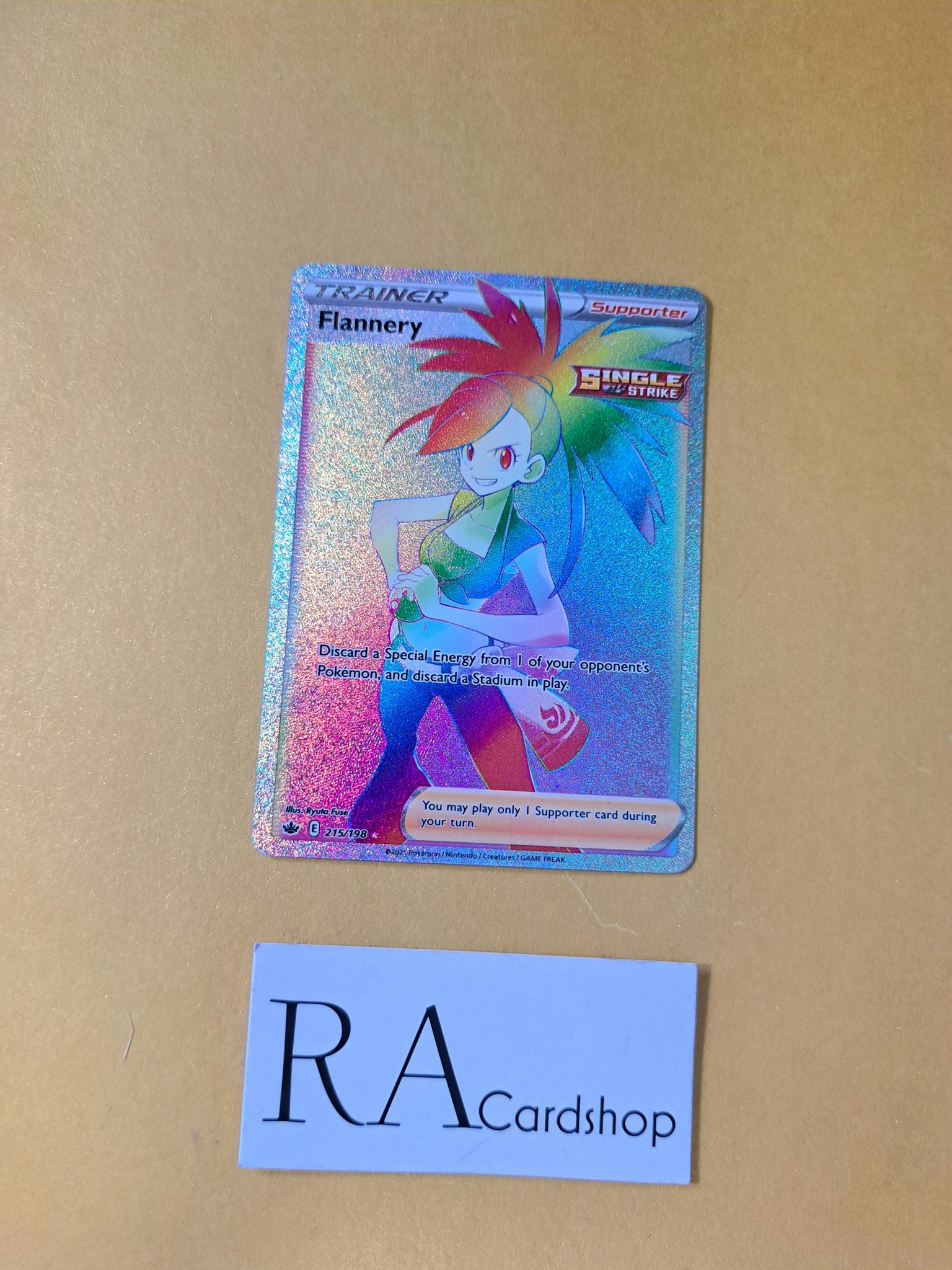 Flannery Rainbow 215/198 Chilling Reign Pokemon