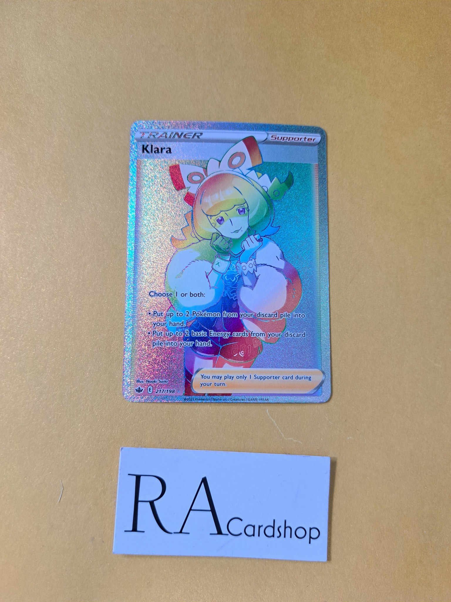 Klara Rainbow 217/198 Chilling Reign Pokemon
