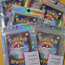 RA Card Japanese Pokemon 5 Card Mystery Pack