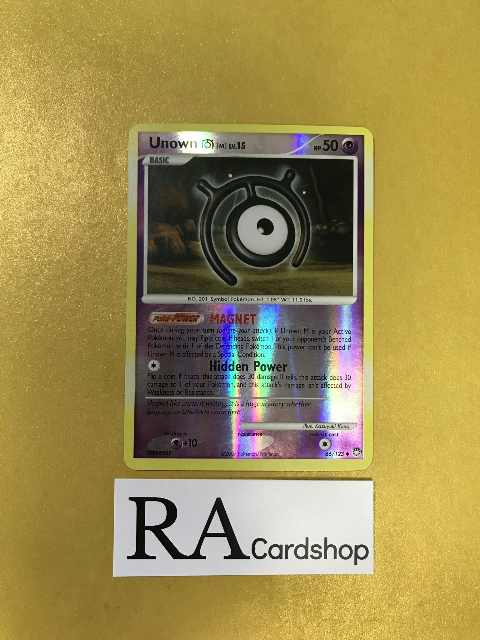 Unown - 55/123 - Uncommon Reverse Holo