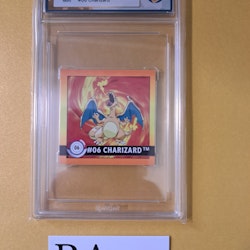 Charizard #06 Artbox Stickers Pokemon Graded Sticker 9 Rauk Card