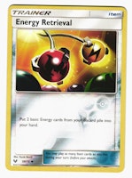 Energy Retrieval Reverse Holo Uncommon 59/73 Shining Legends Pokemon