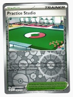 Practice Studio Reverse Holo Uncommon 186/193 Paldea Evolved Pokemon