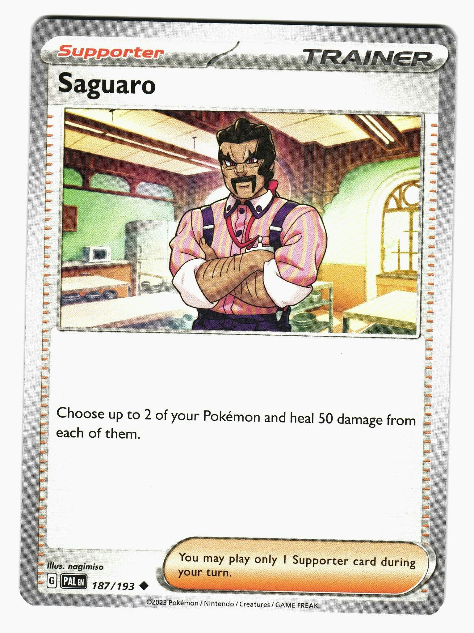 Saguaro Uncommon 187/193 Paldea Evolved Pokemon