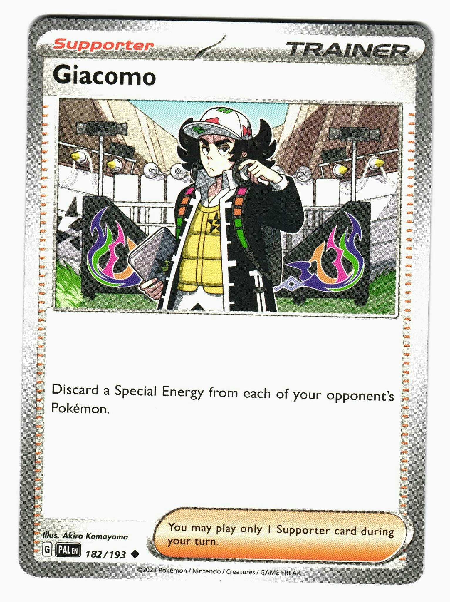 Giacomo Uncommon 182/193 Paldea Evolved Pokemon