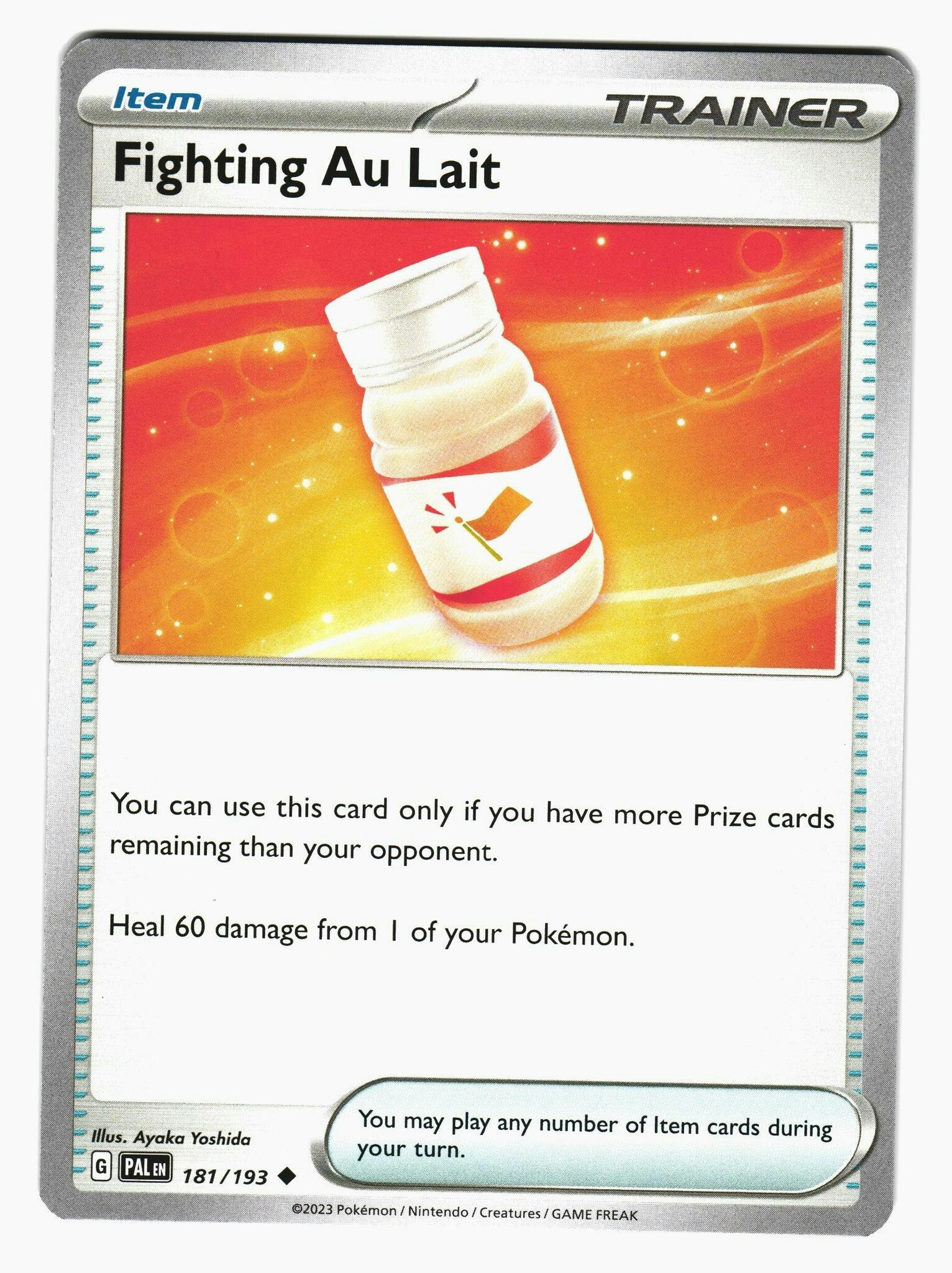 Fighting Au Lait Uncommon 181/193 Paldea Evolved Pokemon