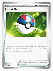 Great Ball Common 183/193 Paldea Evolved Pokemon